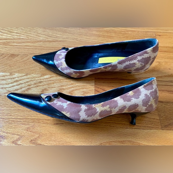 Marc by Marc Jacobs animal print pumps with kitten heels size 6 - Picture 3 of 5